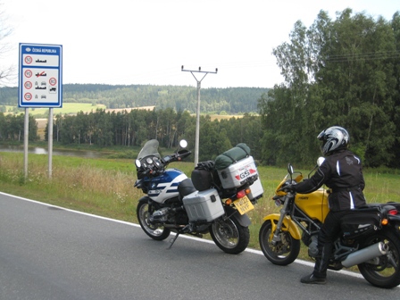 Back at the Czech border...