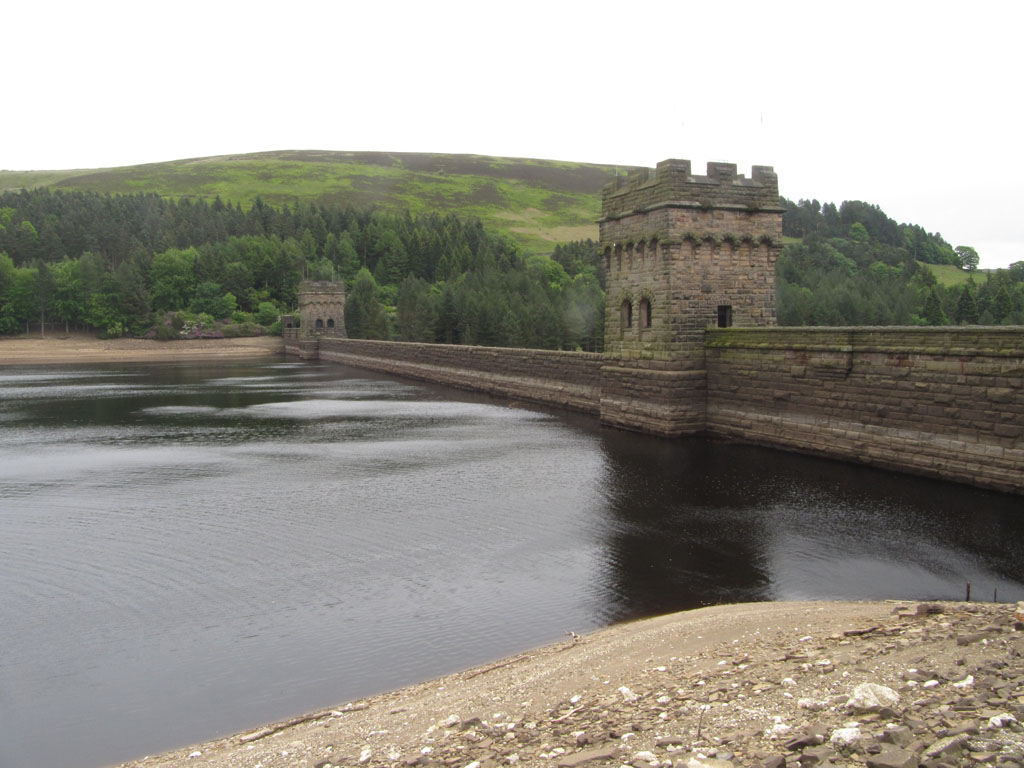 The Derwent Dam, used for training by 617 Squadron