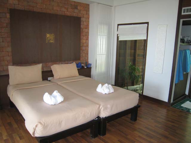 Our bungalow room...