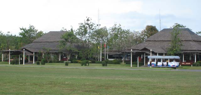 The airport buildings at Trat airport...