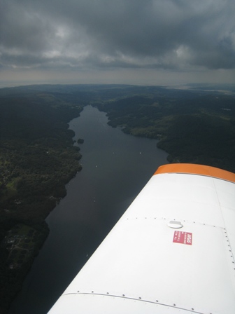 Lake Windermere from the air