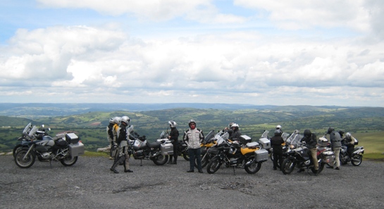 Parked up in the Brecon Beacons...
