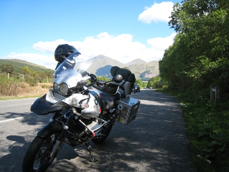 At the roadside just outside Crianlarich