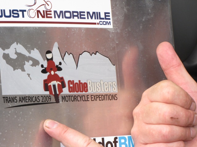 The expedition stickers... all ready to go...
