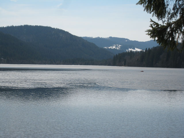 Titisee, still partially frozen