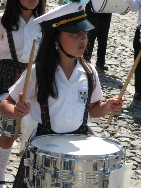 Little drummer girl...