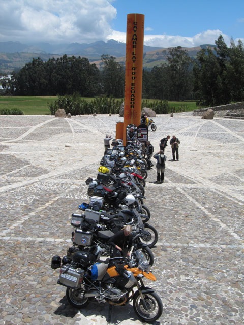 Lined up at the Equator...