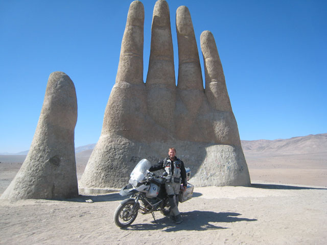 By the Hand in the Desert, Antofagsta, Chile...