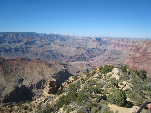 The Grand Canyon from Desert View…